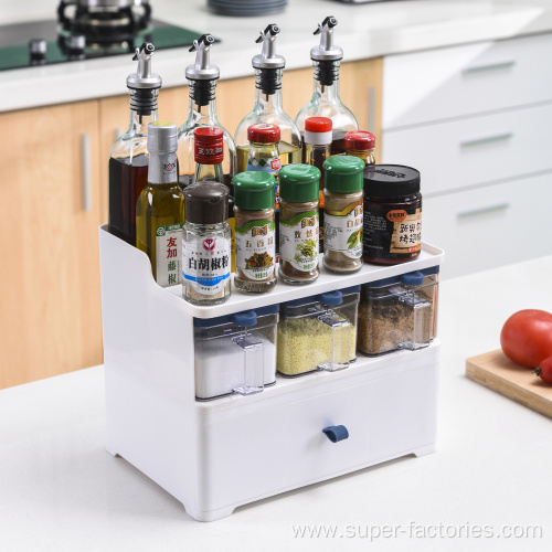 Multifunction Plastic Condiment Bottle Mix Tool Holder